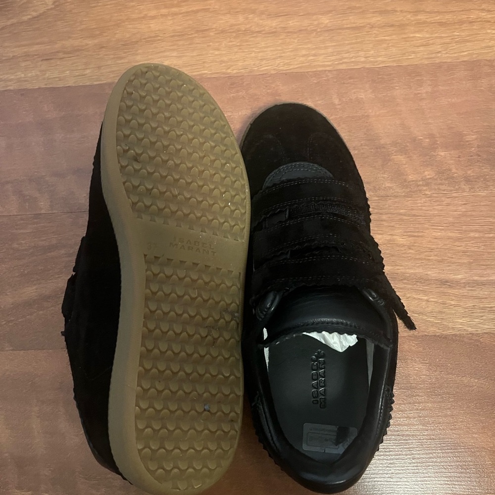 Isabel Marant Beth Sneakers Black Suede - Picture 4 of 7